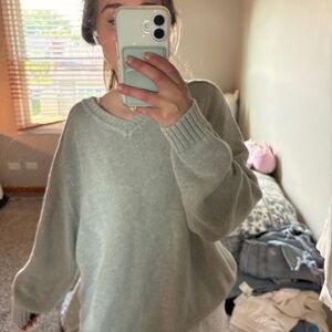 Women's oversized grey Sweater